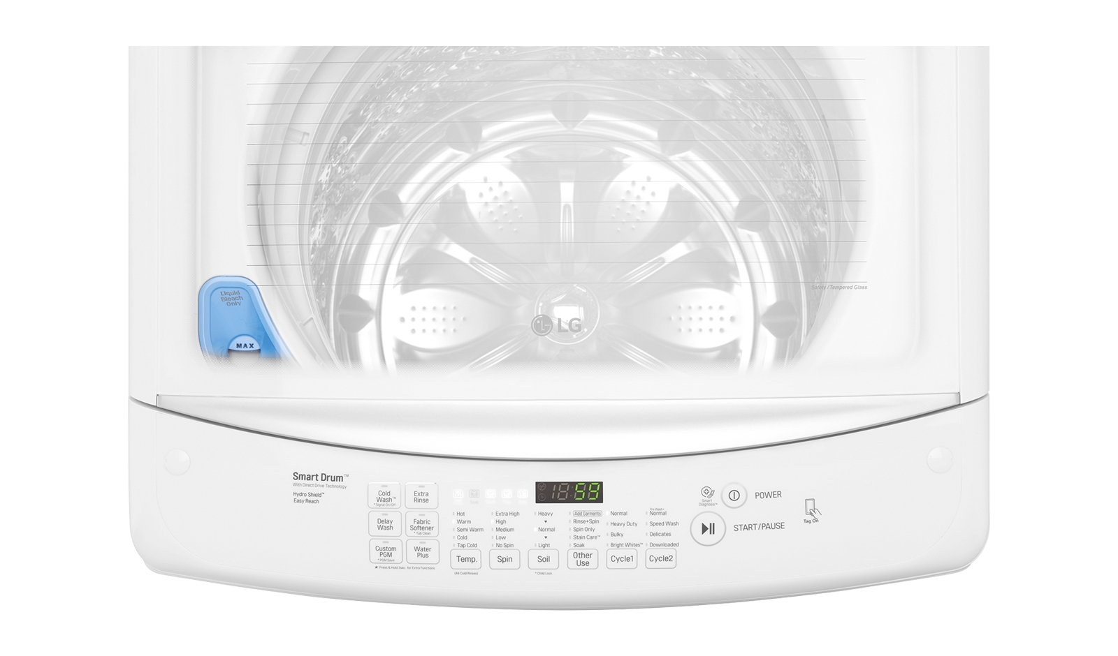 LG WT1501CW washing machine Top-load 1100 RPM White – image 6