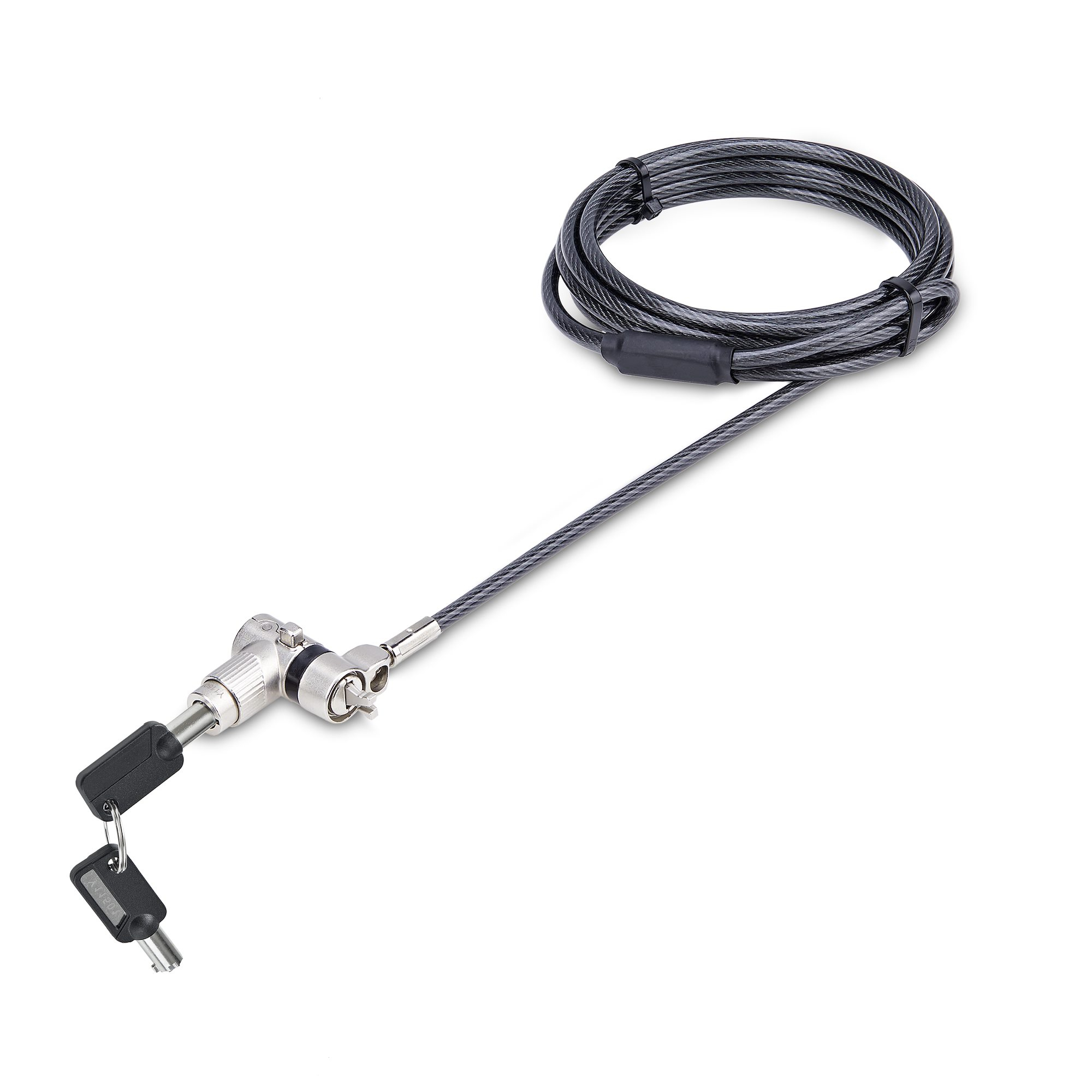 StarTech.com 3-in-1 Universal Laptop Lock K-Slot Nano Noble TAA UNIVKMKO-LAPTOP-LOCK