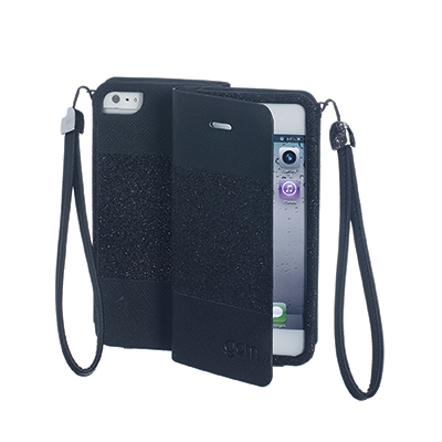 Celly GLAGEIP502 mobile phone case Folio Black – image 1