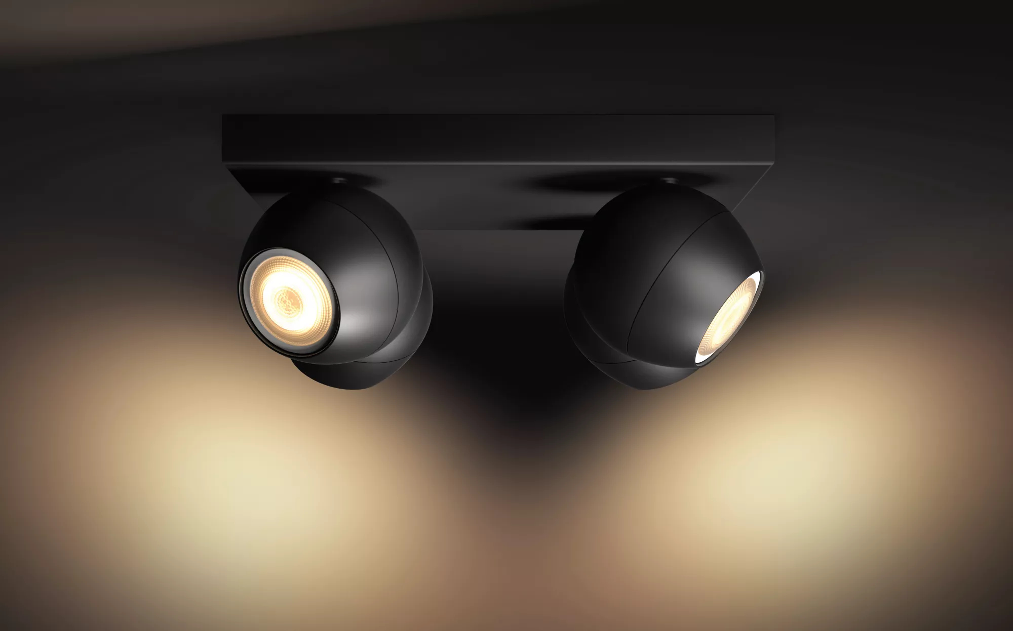 Philips by Signify Philips Hue White ambience Buckram quadruple spotlight – image 6