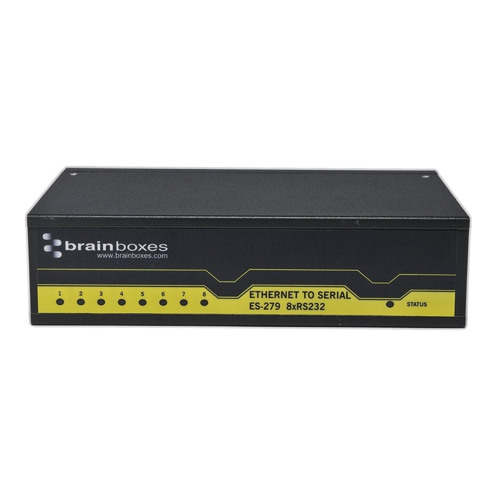 Brainboxes ES-279 8 Port RS232 Ethernet to Serial Adapter – image 2