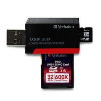 Verbatim 98538 card reader USB 3.2 Gen 1 (3.1 Gen 1) Black, Red – image 3
