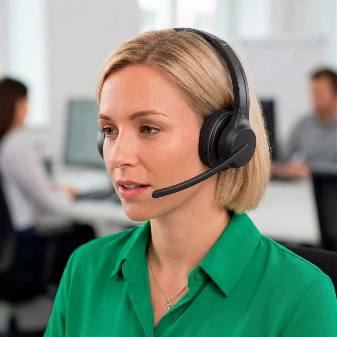 Hama WHS-450 Headset Wireless Head-band Office/Call center USB Type-C Bluetooth Black – image 6