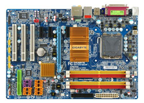 GIGABYTE GA-G33M-DS3R Intel G33 + ICH9R Chipset