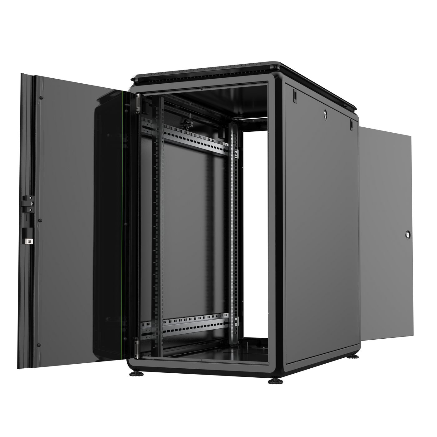 Lanview RDL20U61BL rack cabinet 20U Freestanding rack Black – image 2