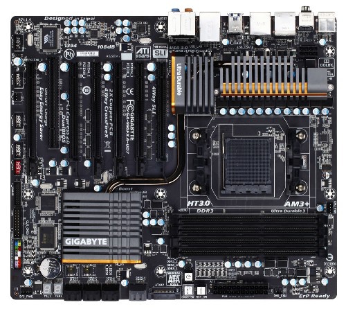 GIGABYTE GA-990FXA-UD7 motherboard AMD 990FX Socket AM3 ATX – image 1