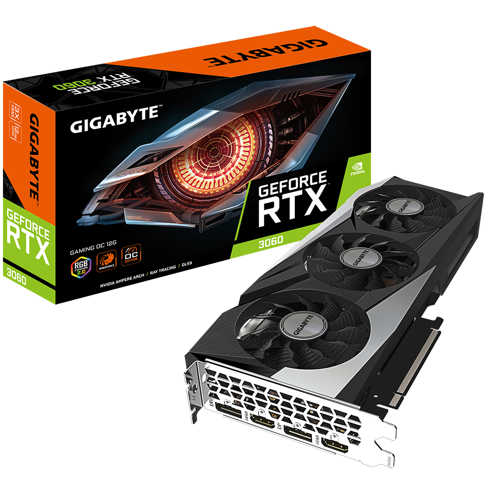 GIGABYTE GeForce RTX 3060 GAMING OC 12G (rev. 2.0) – image 8