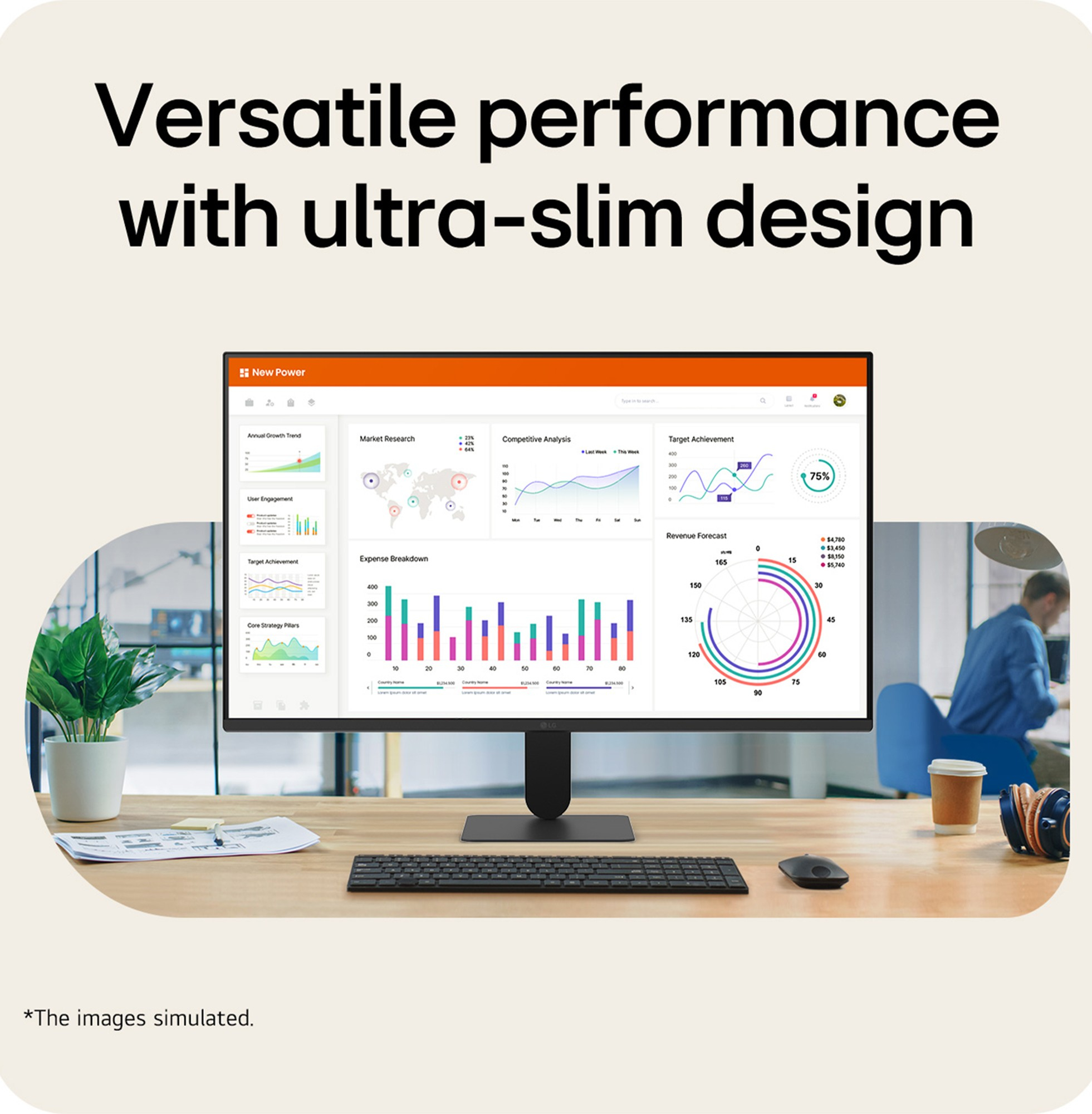 LG 24IN IPS (1920X1080) 5MS 16:9 1300:1 250CD/M2 HDMI – image 2