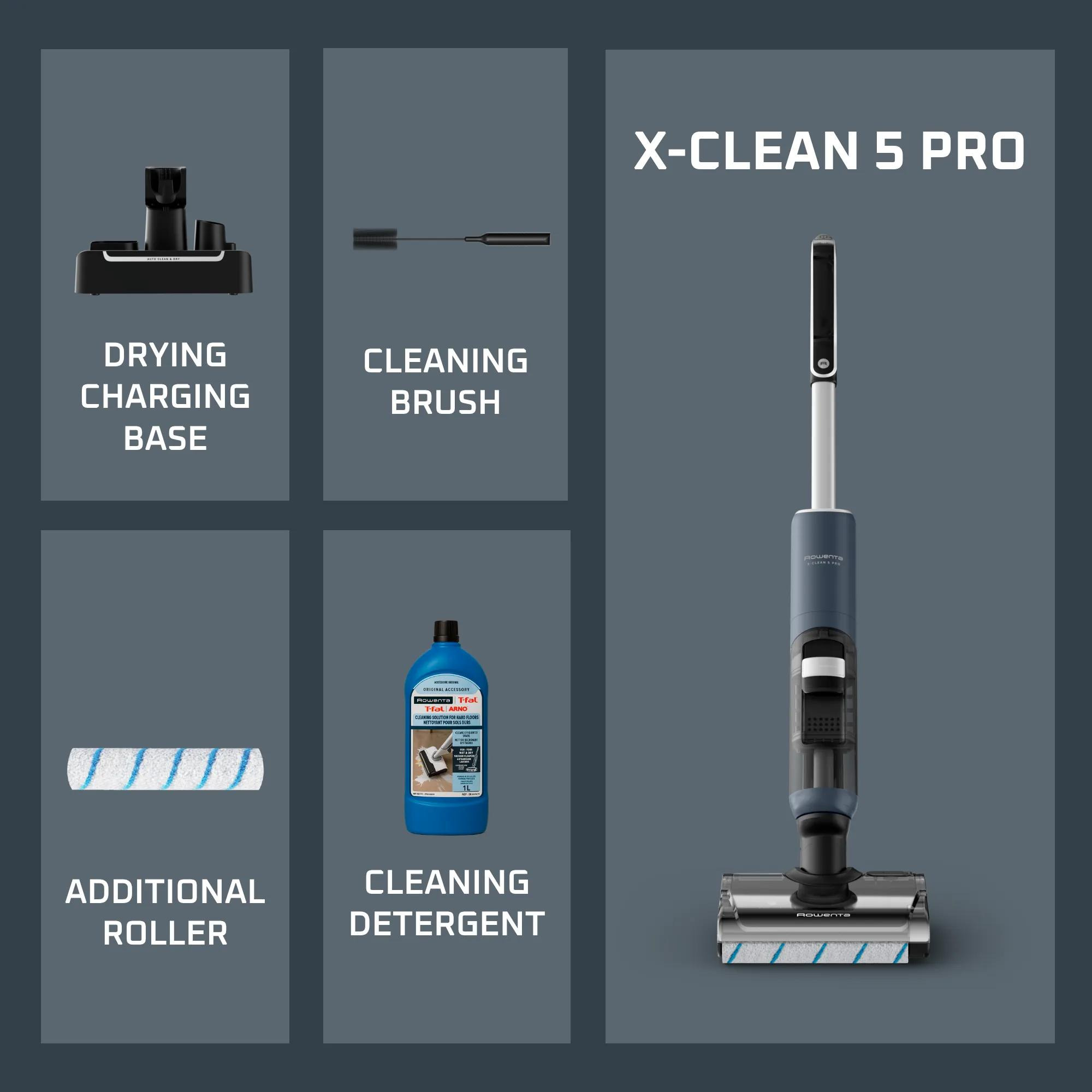 Rowenta X-Clean 5 Pro GZ5436E0 stick vacuum/electric broom 2-in-1 stick vacuum Battery Dry&wet Bagless – image 9