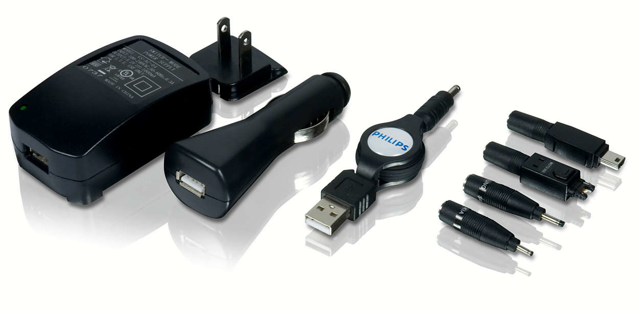 Philips SJA1111 Multi-brand 3 ways to charge Cellular charger