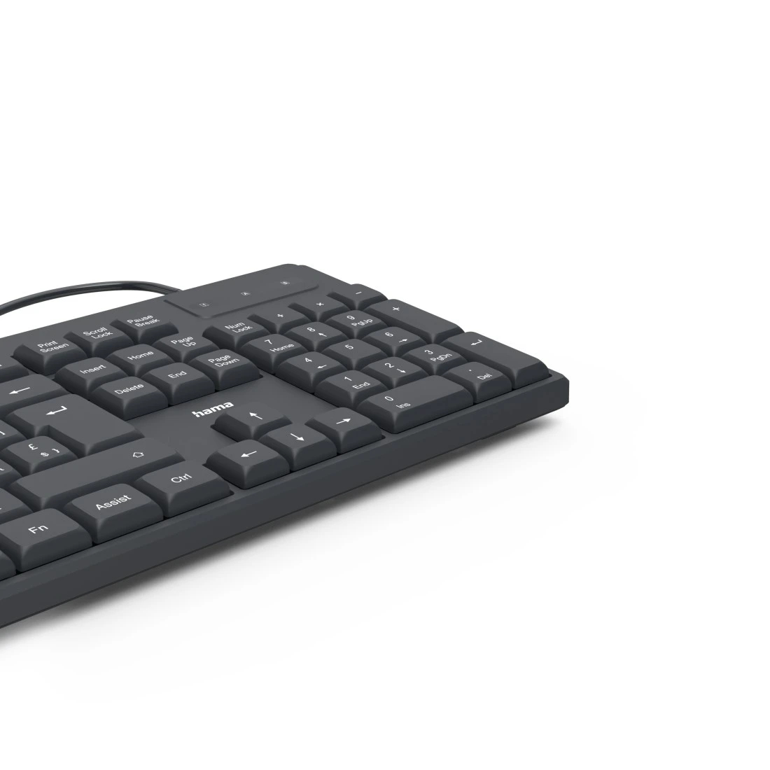 Hama CK-200 keyboard Home/Office USB QWERTZ Swiss Black – image 7