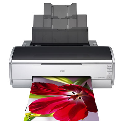 Epson Stylus Photo R2400 - Impresora - color - chorro de tinta - Super A3/B Tabloid Extra 305 x 457 mm Roll 33 cm - 5760 x 1440 ppp - capacidad 100 hojas - USB IEEE-1394 Firewire - plata gris oscuro - C11C603011