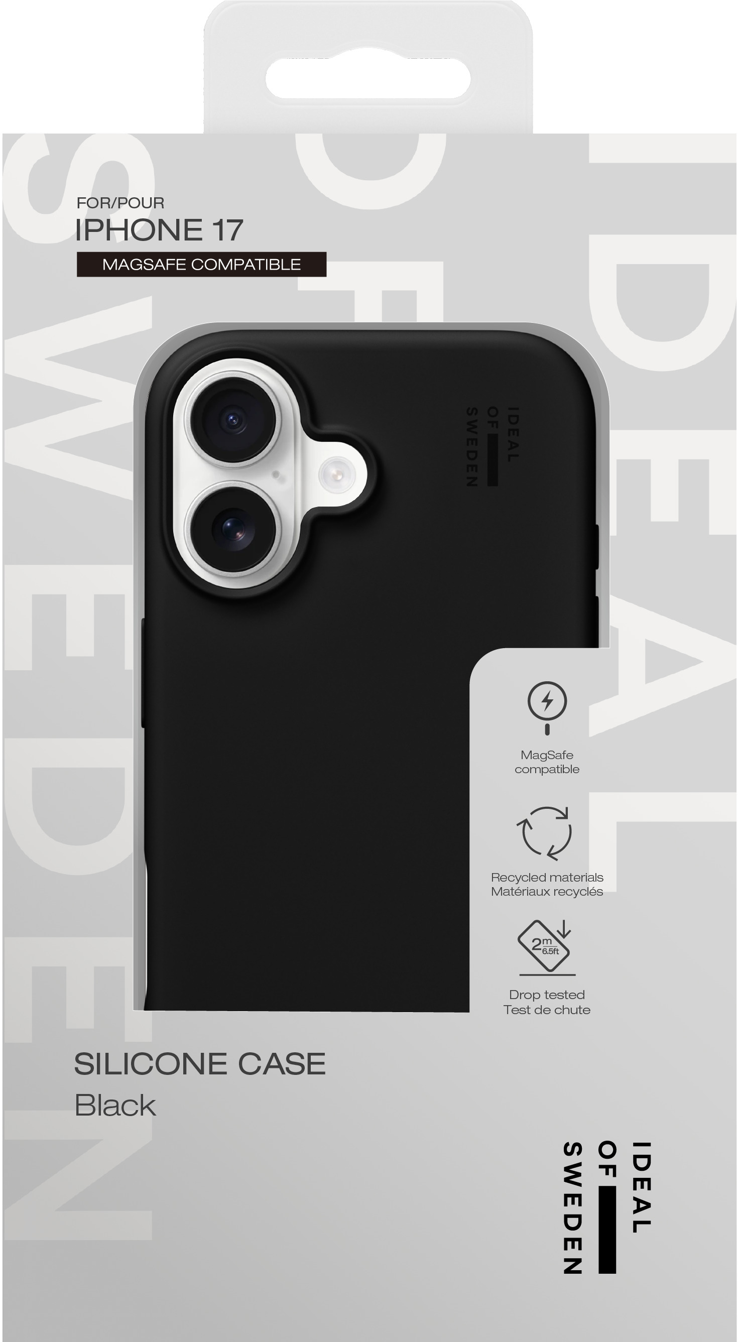 iDeal of Sweden Silicone Case MagSafe iPhone 17 Black – image 6