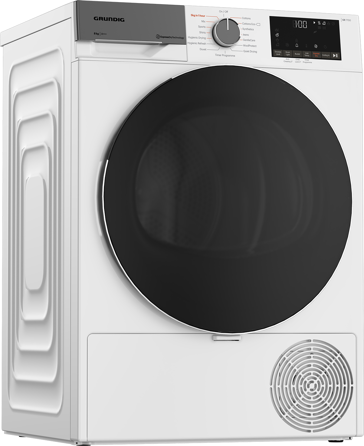 Grundig GT76824EW 8kg ExpressDry Tumble Dryer with Hybrid Drying Technology – image 1