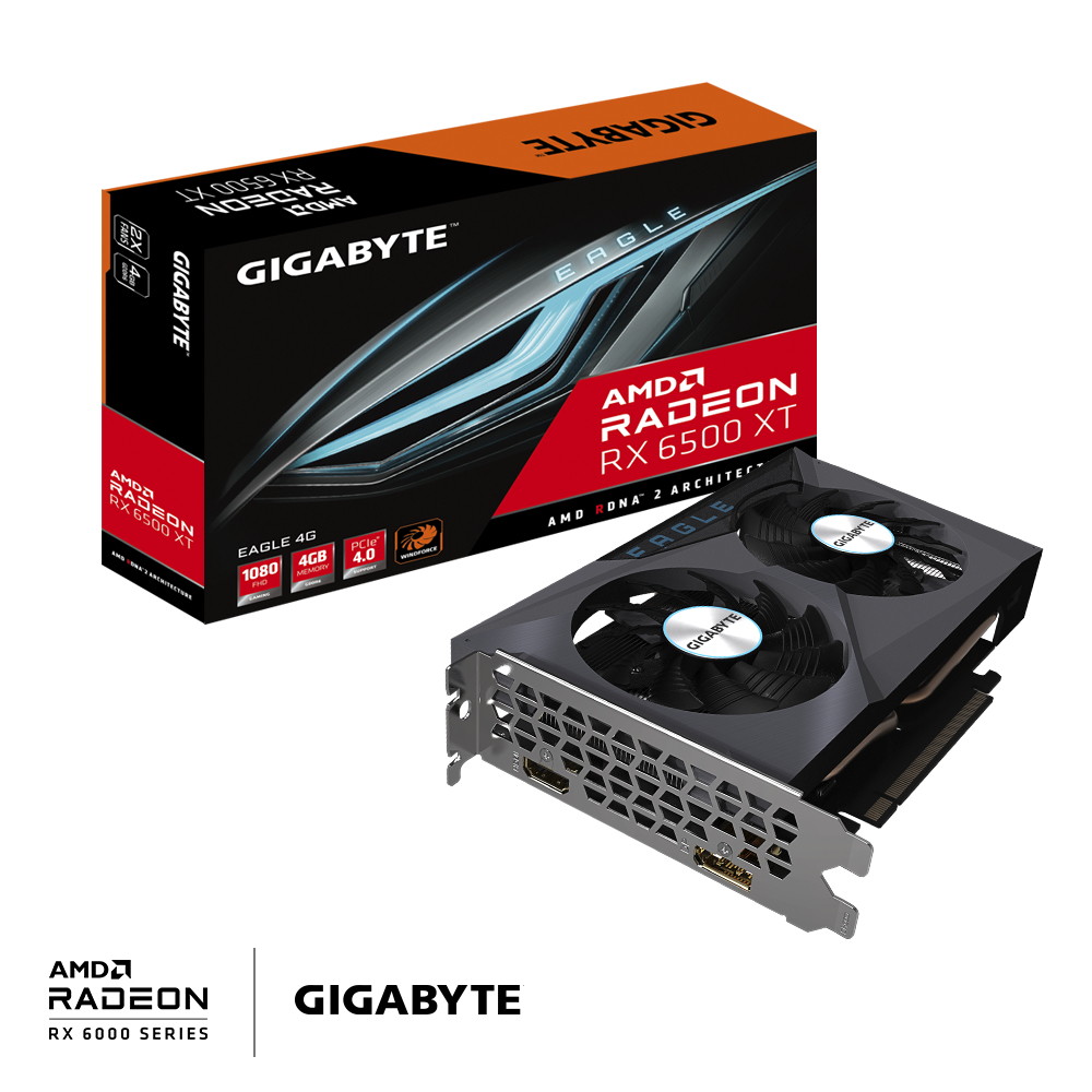 GIGABYTE Radeon RX 6500 XT EAGLE 4G – image 2