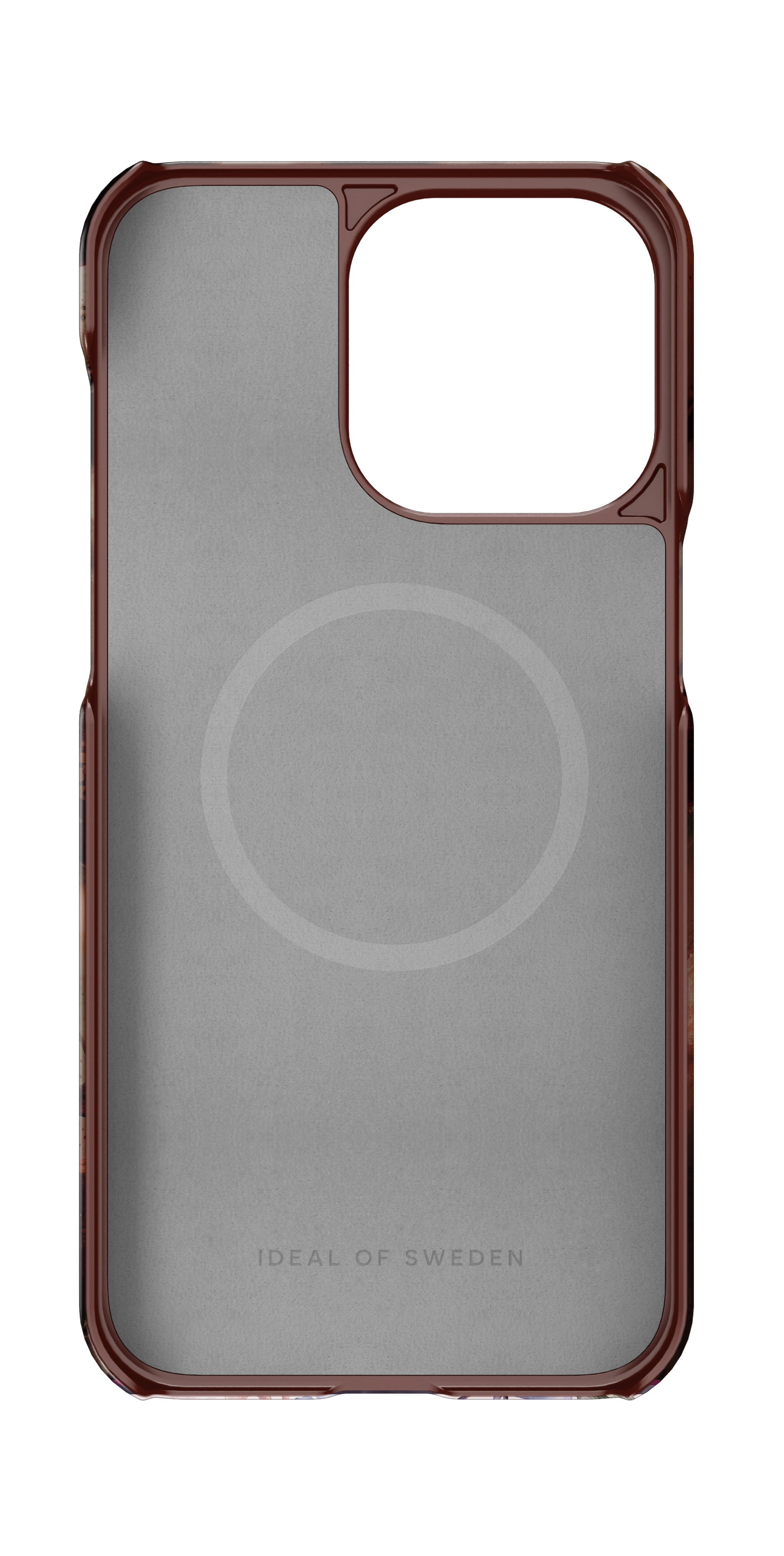 iDeal of Sweden Printed Case MagSafe iPhone 15PM Dark Amber Marble