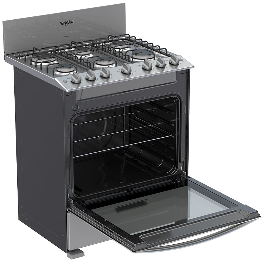 Whirlpool WFR3200D cooker Freestanding cooker Gas Grey – image 9