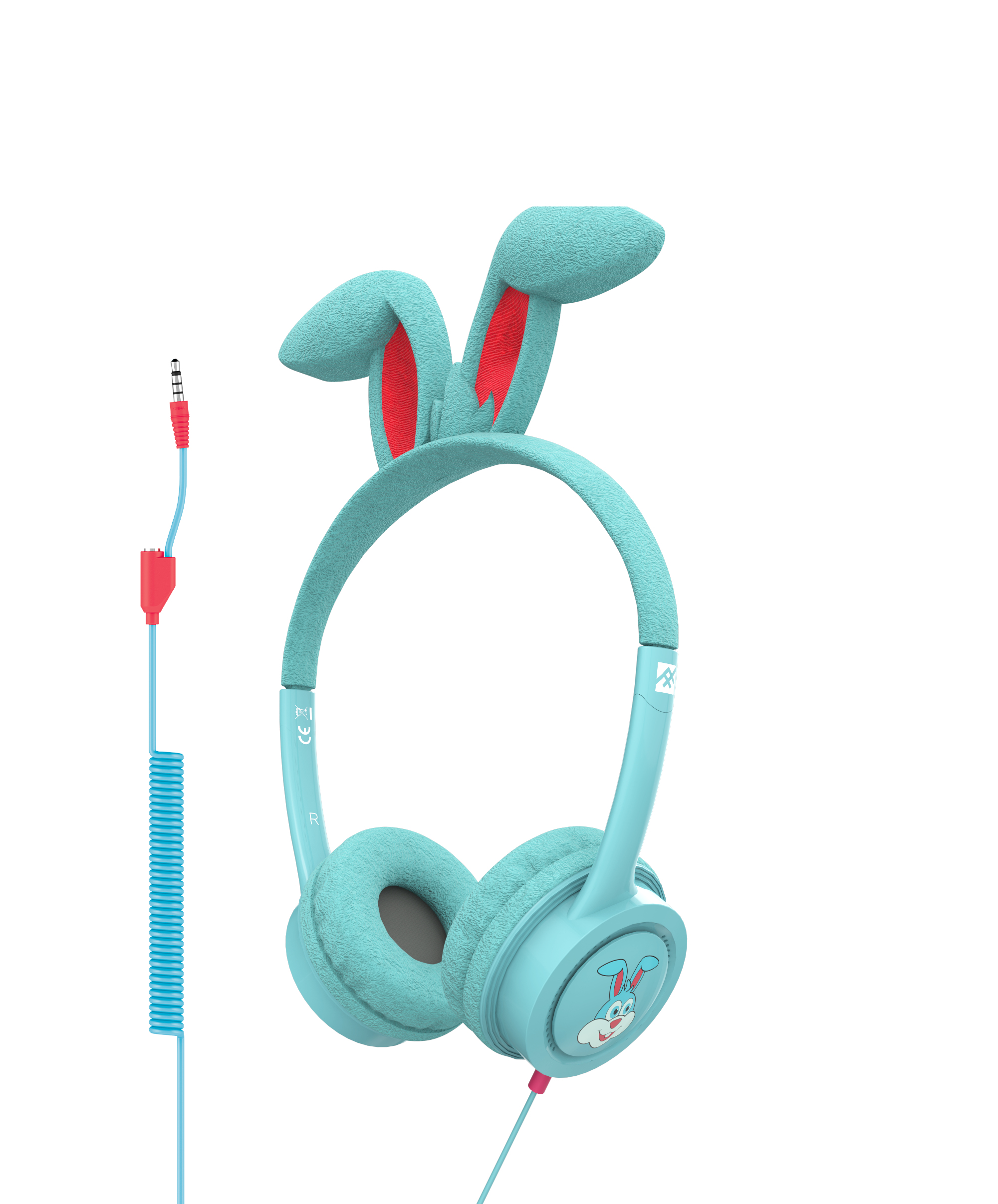 IFROGZ Headphone-Little Rockerz Costume-With Buddy Jack and Coiled Cable-FG-Bunny – image 6