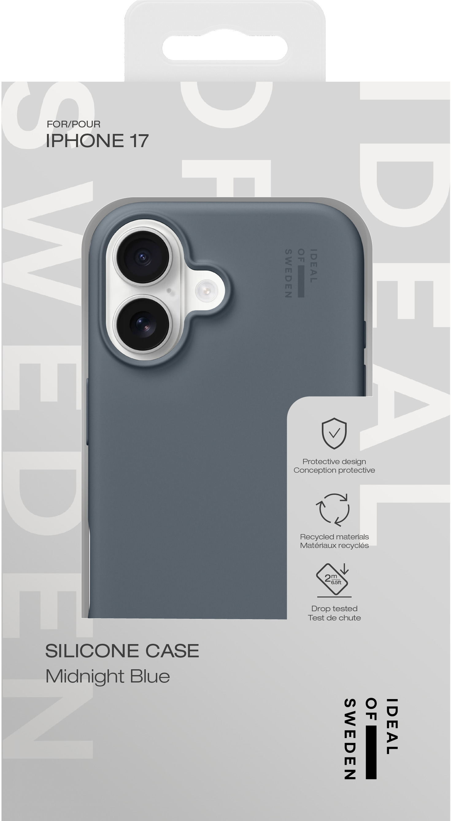 iDeal of Sweden Silicone Case iPhone 17 Midnight Blue – image 5