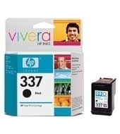 HP 337 Black Inkjet Print Cartridge with Vivera Ink