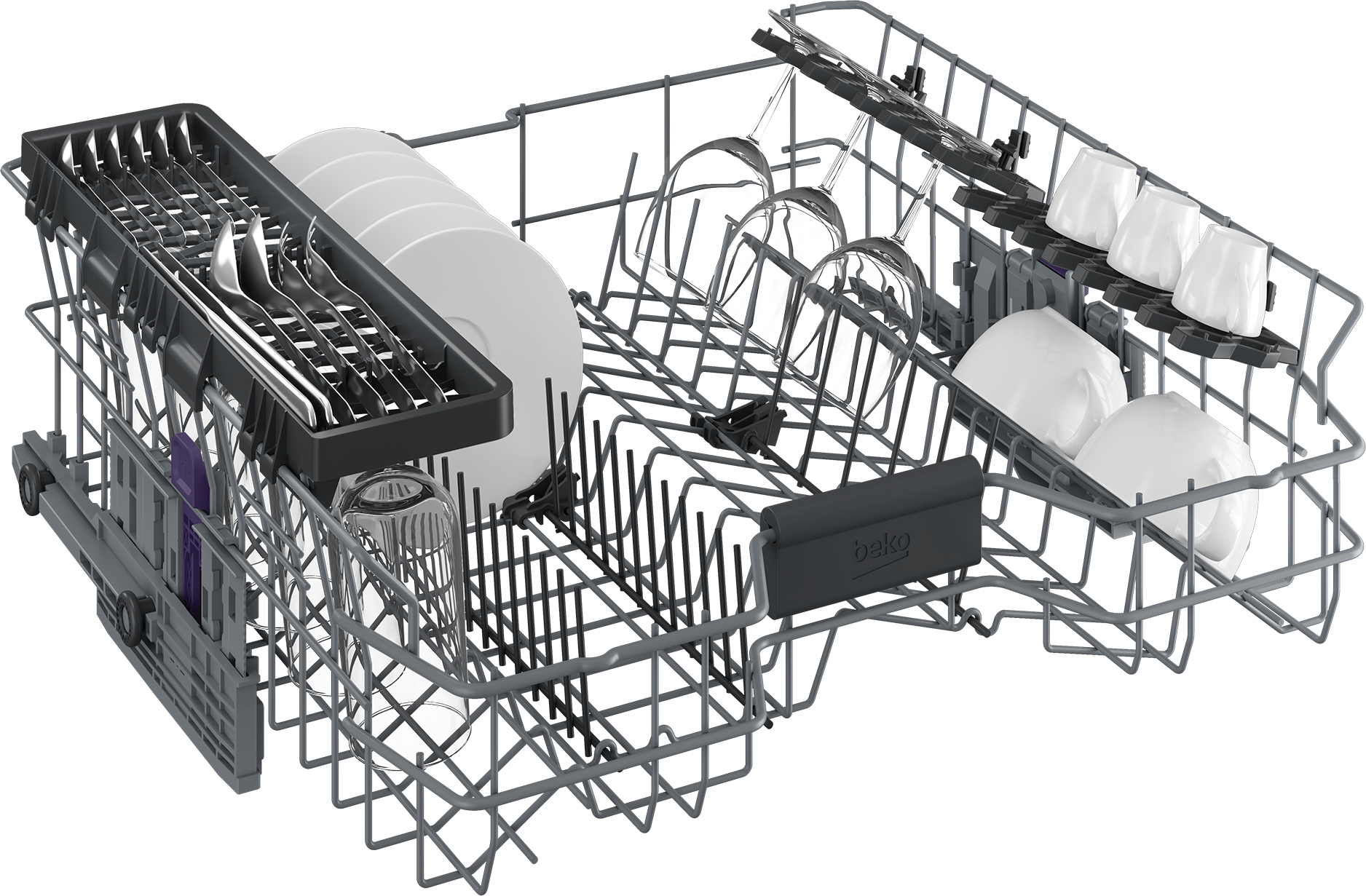 Beko DIN46X30 dishwasher Fully built-in 14 place settings – image 4