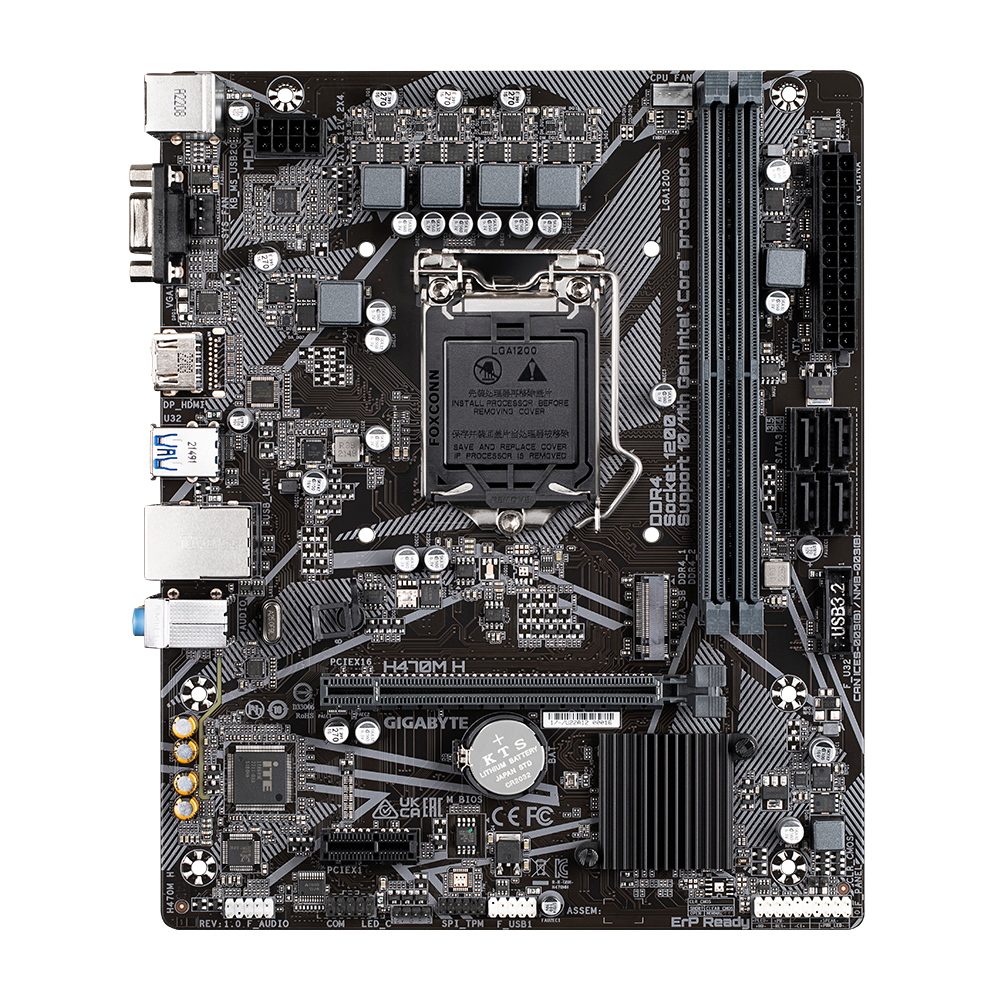 GIGABYTE H470M H (rev. 1.0) – image 2