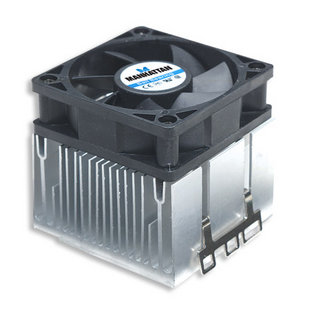 Manhattan 700948 computer cooling system Processor Cooler Black, Silver