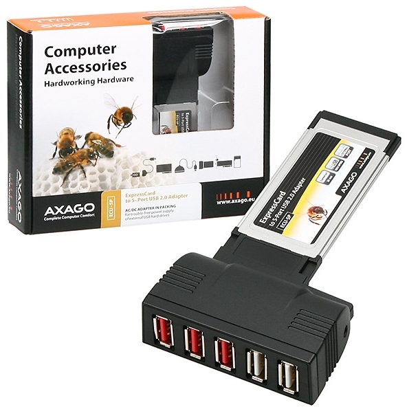 Axagon ECU-5P interface cards/adapter