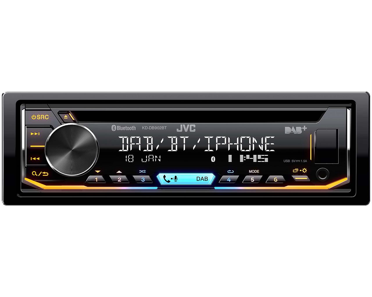 JVC KD-DB902BT 1-DIN CD Receiver – image 2