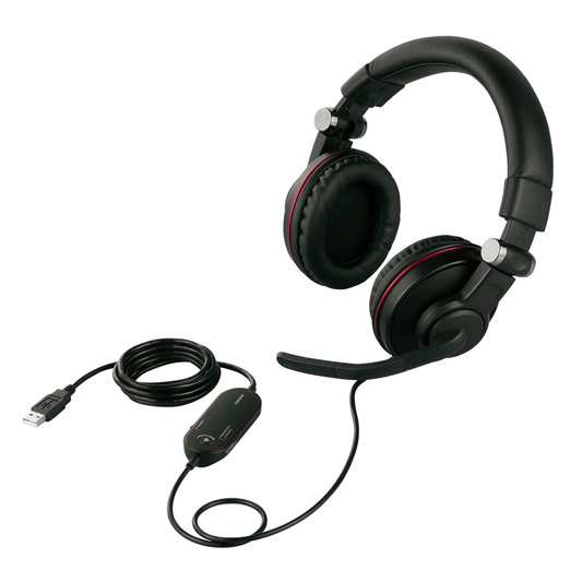Buffalo SAVIOR BSHSUH05BK headphones/headset Wired Head-band Gaming Black