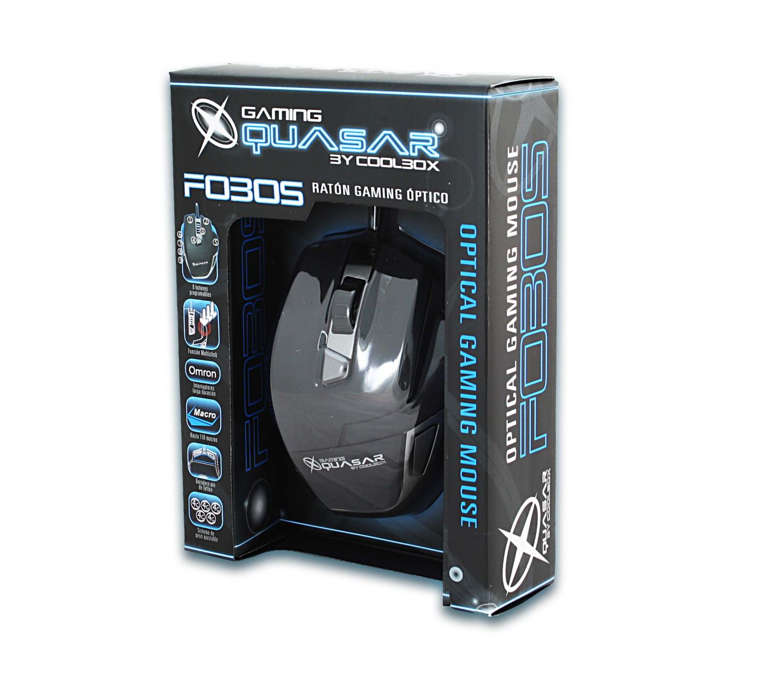 CoolBox Fobos mouse Gaming USB Type-A Optical 3200 DPI – image 2