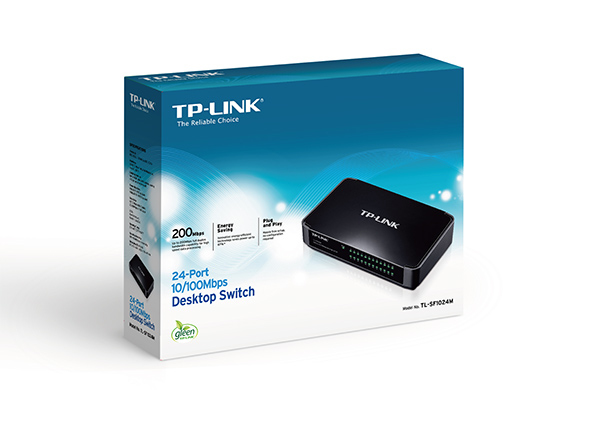 TP-Link 24-Port 10/100Mbps Desktop Network Switch – image 3