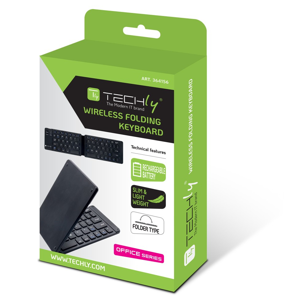 Techly ICTB1208F keyboard Universal Bluetooth QWERTY US English Black – image 2