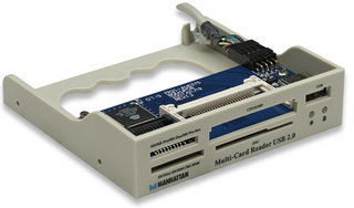 Manhattan 701419 card reader Internal Beige – image 3