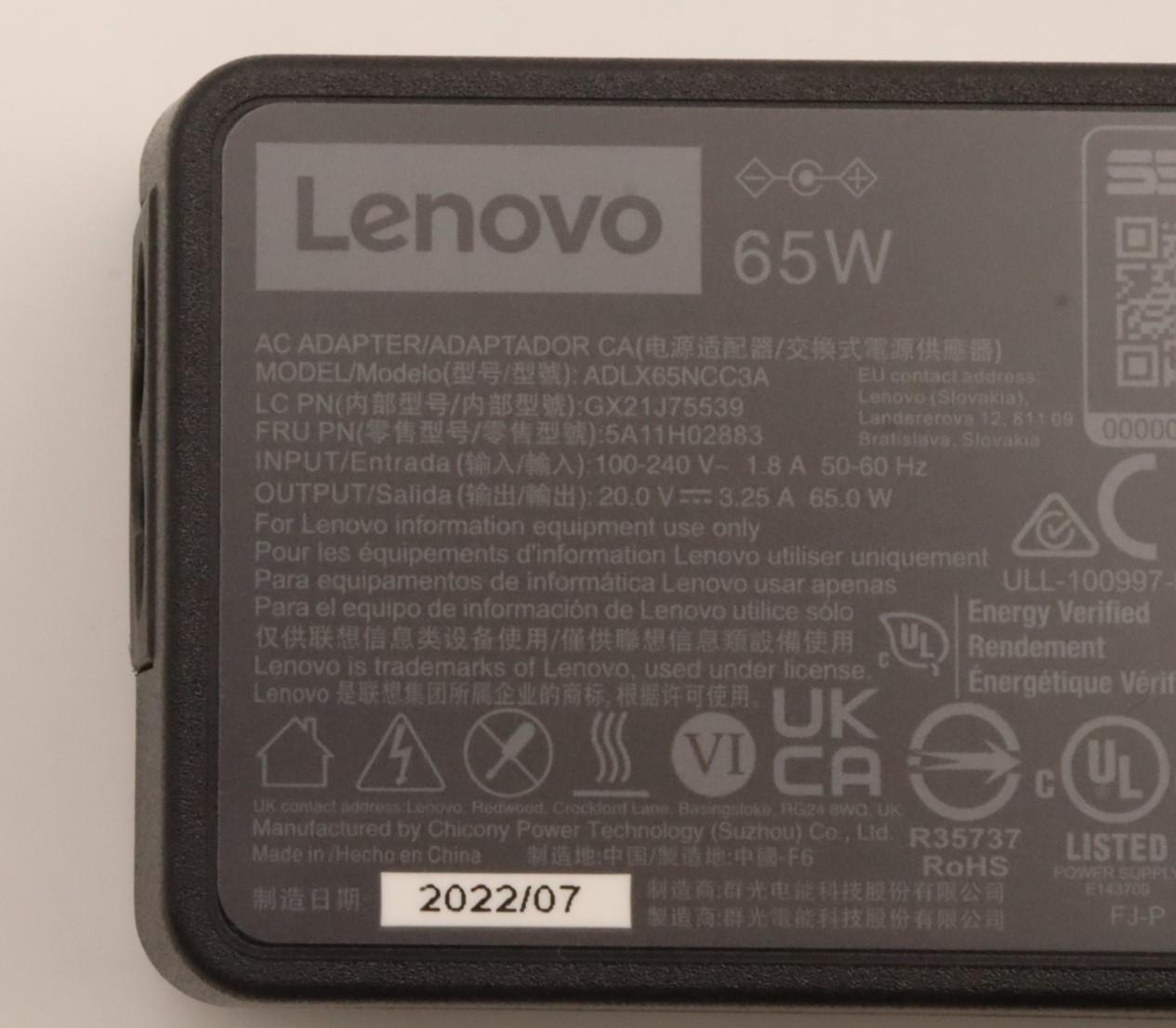 Lenovo 5A11H02883 power adapter/inverter Indoor – image 8