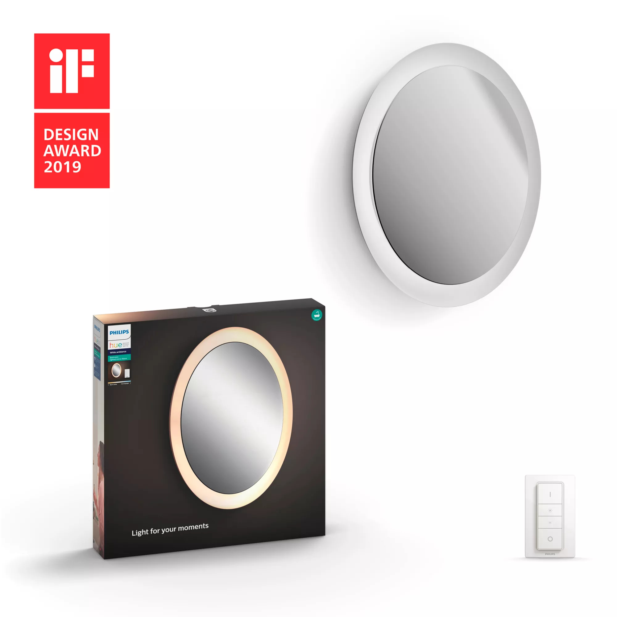 Philips by Signify Philips Hue White ambience Adore Bathroom mirror