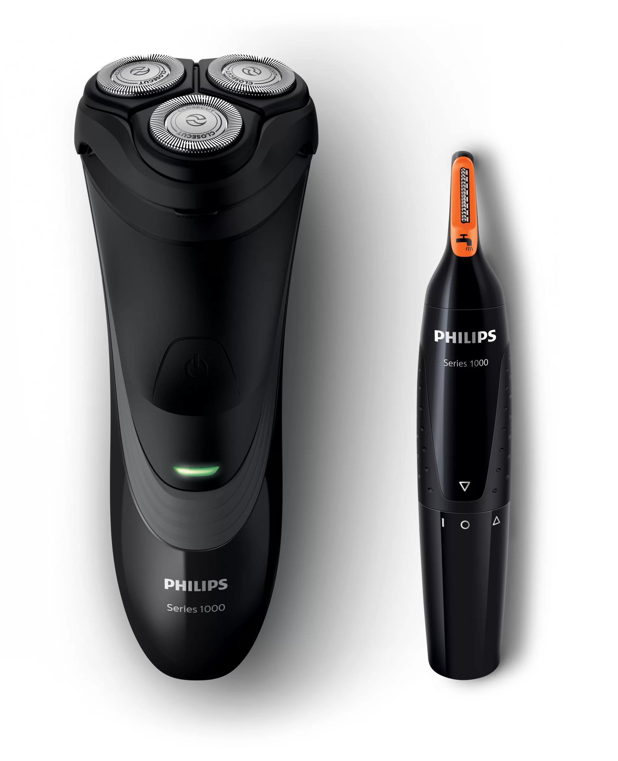 Philips 1000 series S1520/41 men's shaver Rotation shaver Trimmer Black, Charcoal, Grey – image 1