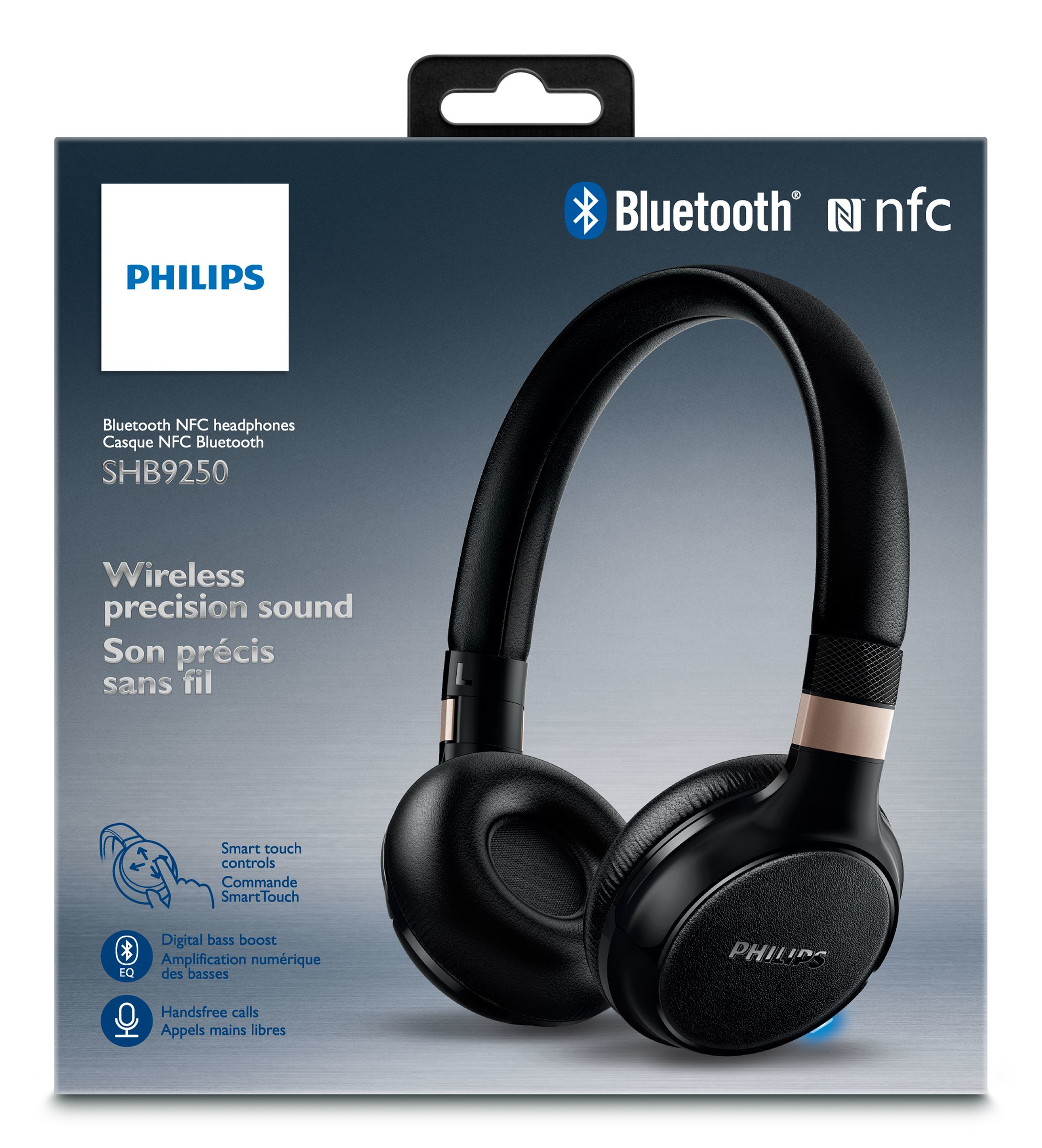 Philips SHB9350/00 headphones/headset Wired & Wireless Head-band Calls/Music Bluetooth Black – image 2