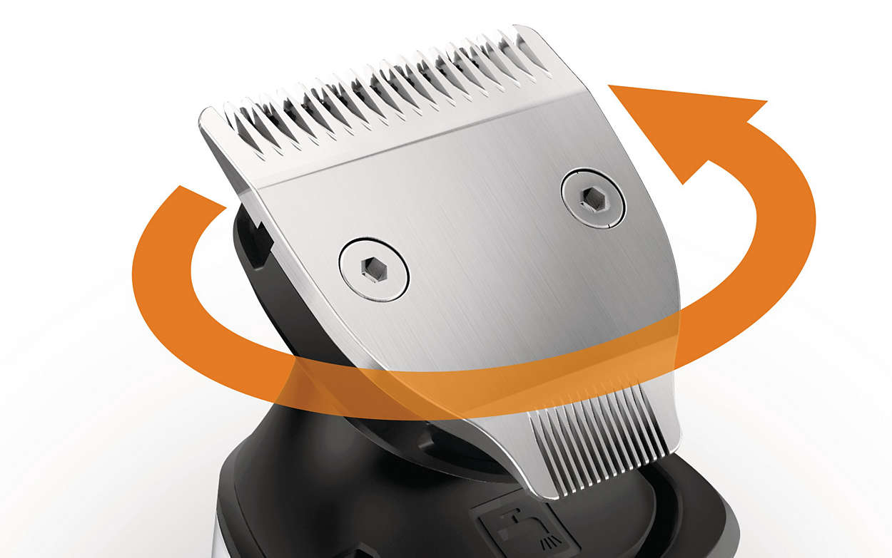 Philips Norelco StyleShaver QS6141/41 men's shaver Foil shaver Trimmer Orange, Silver – image 2