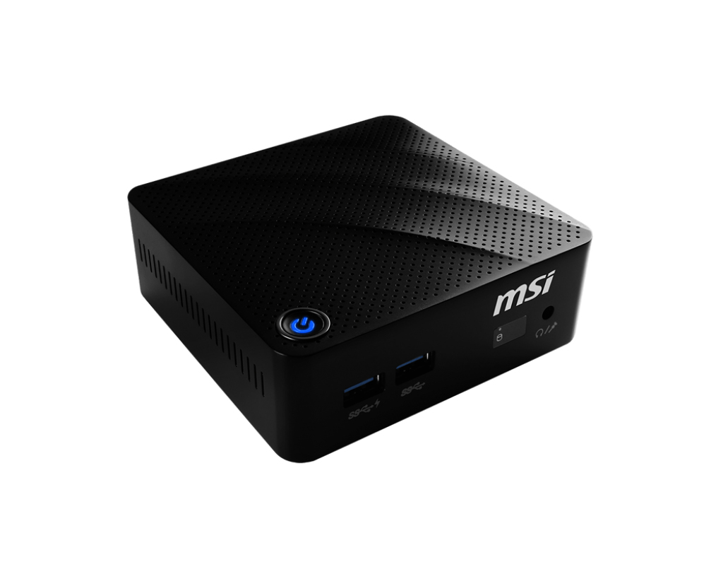 MSI Cubi N 8GL-007WE Intel® Celeron® N4000 4 GB DDR4-SDRAM 32 GB SSD Windows 10 Pro Mini PC Black image 2