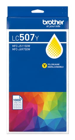 Brother LC507Y ink cartridge 1 pc(s) Original Extra (Super) High Yield Yellow – image 2