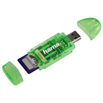 Hama 00094135 card reader USB 2.0 Green – image 2