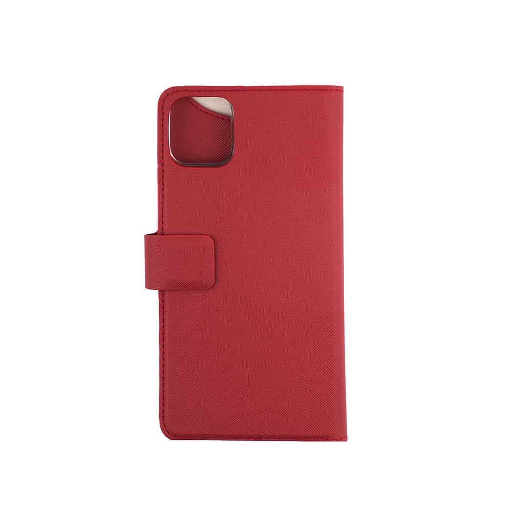 Onsala Wallet Case Saffiano Red - iPhone 11 Pro Max – image 3