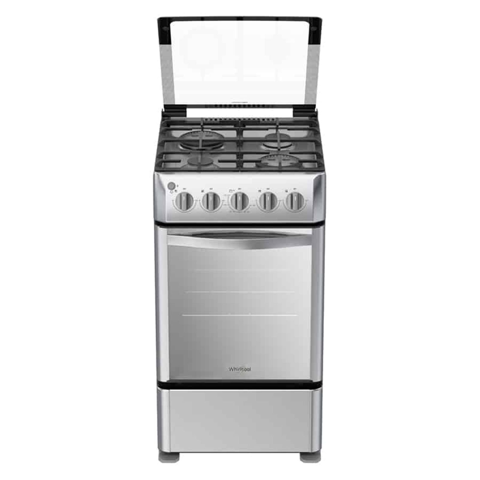 Whirlpool WWR7000S stove Freestanding Natural gas Silver