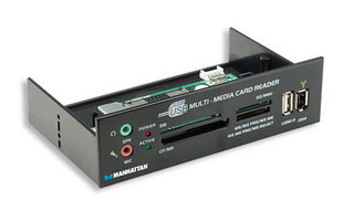 Manhattan 702775 card reader Internal Black – image 2