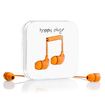 Happy Plugs 00092550 headphones/headset Wired In-ear Calls/Music Orange – image 3