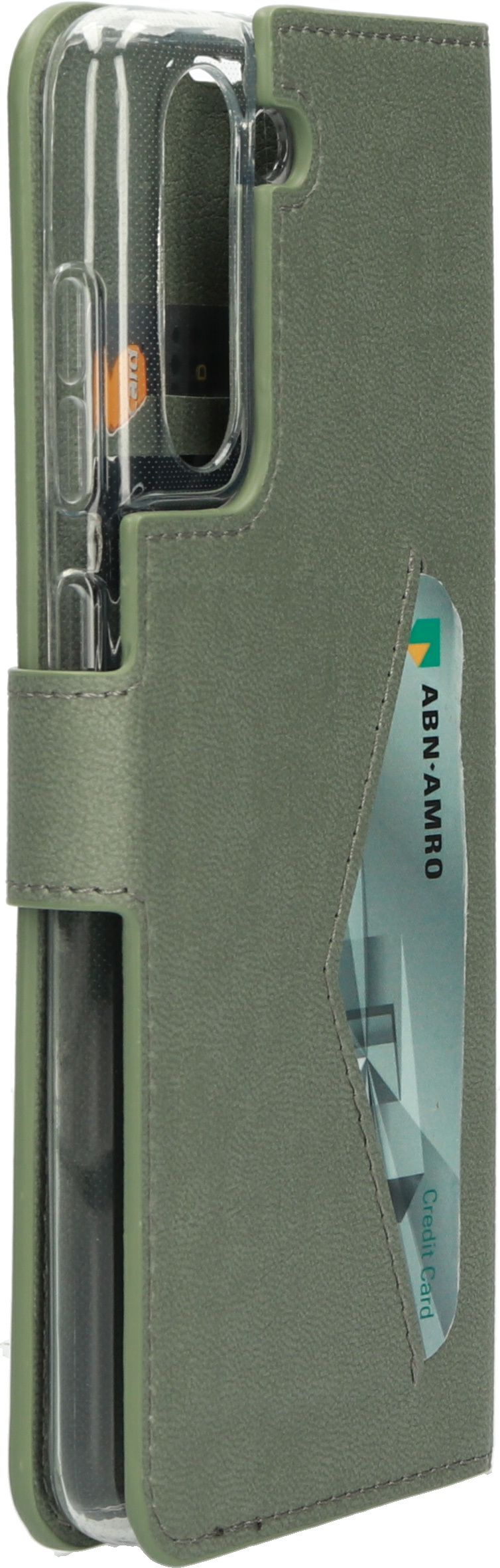 Mobiparts Classic Wallet Case Samsung Galaxy S21 FE (2022) Stone Green – image 4