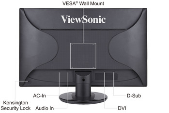 Viewsonic LED LCD VA2046m-LED computer monitor – image 2