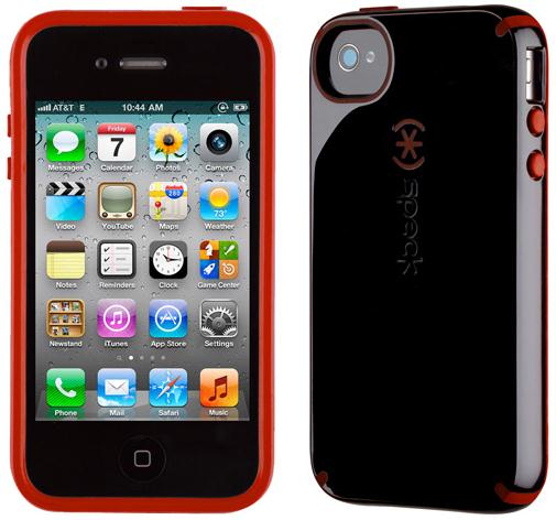 Cellularline SKCANDYSIPHONE4S4 mobile phone case Cover Black, Red