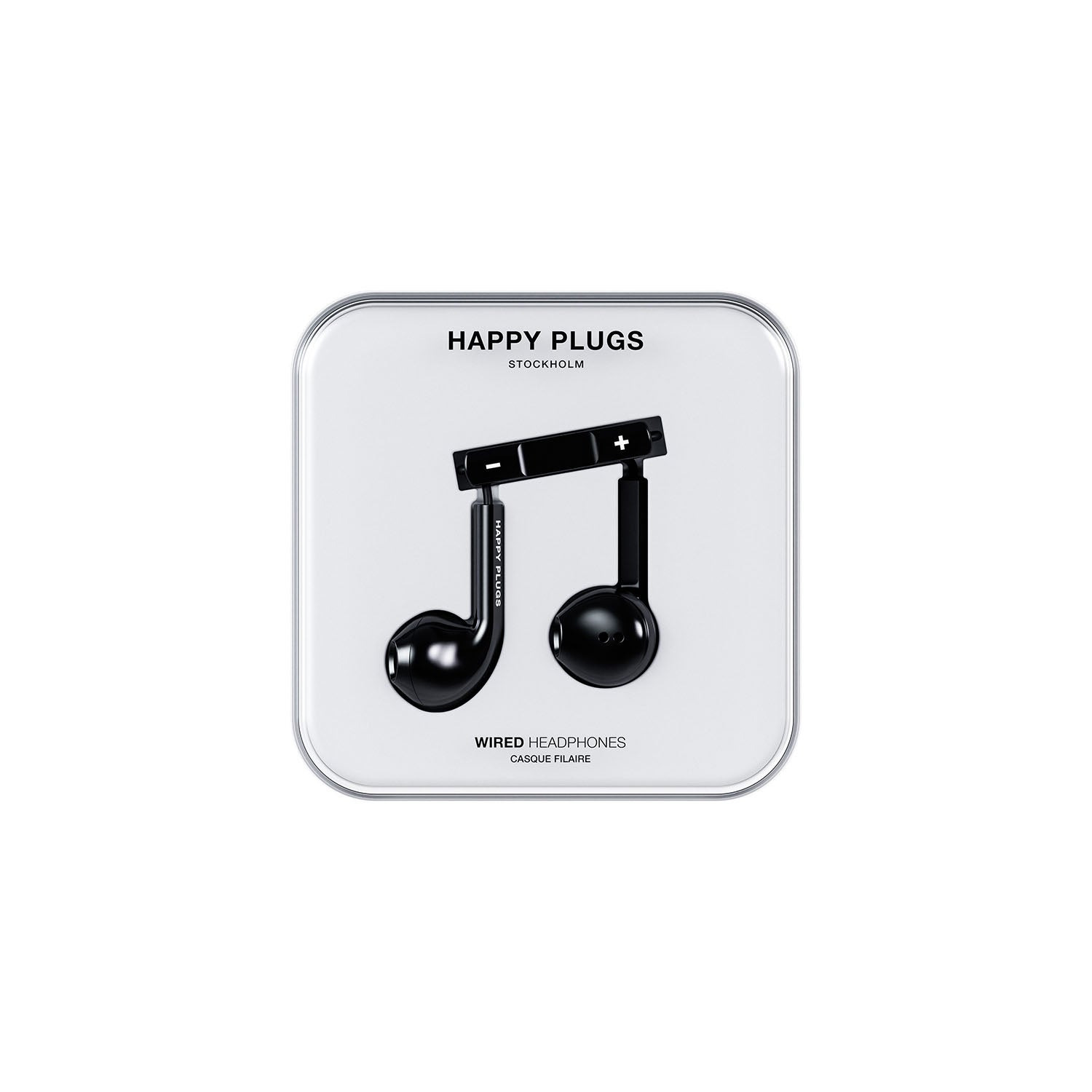 Happy Plugs Headphone In-Ear USB-C Wired Black – image 2